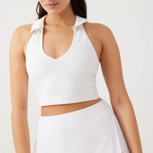 NWT Outdoor Voices Warm Up Collared Crop